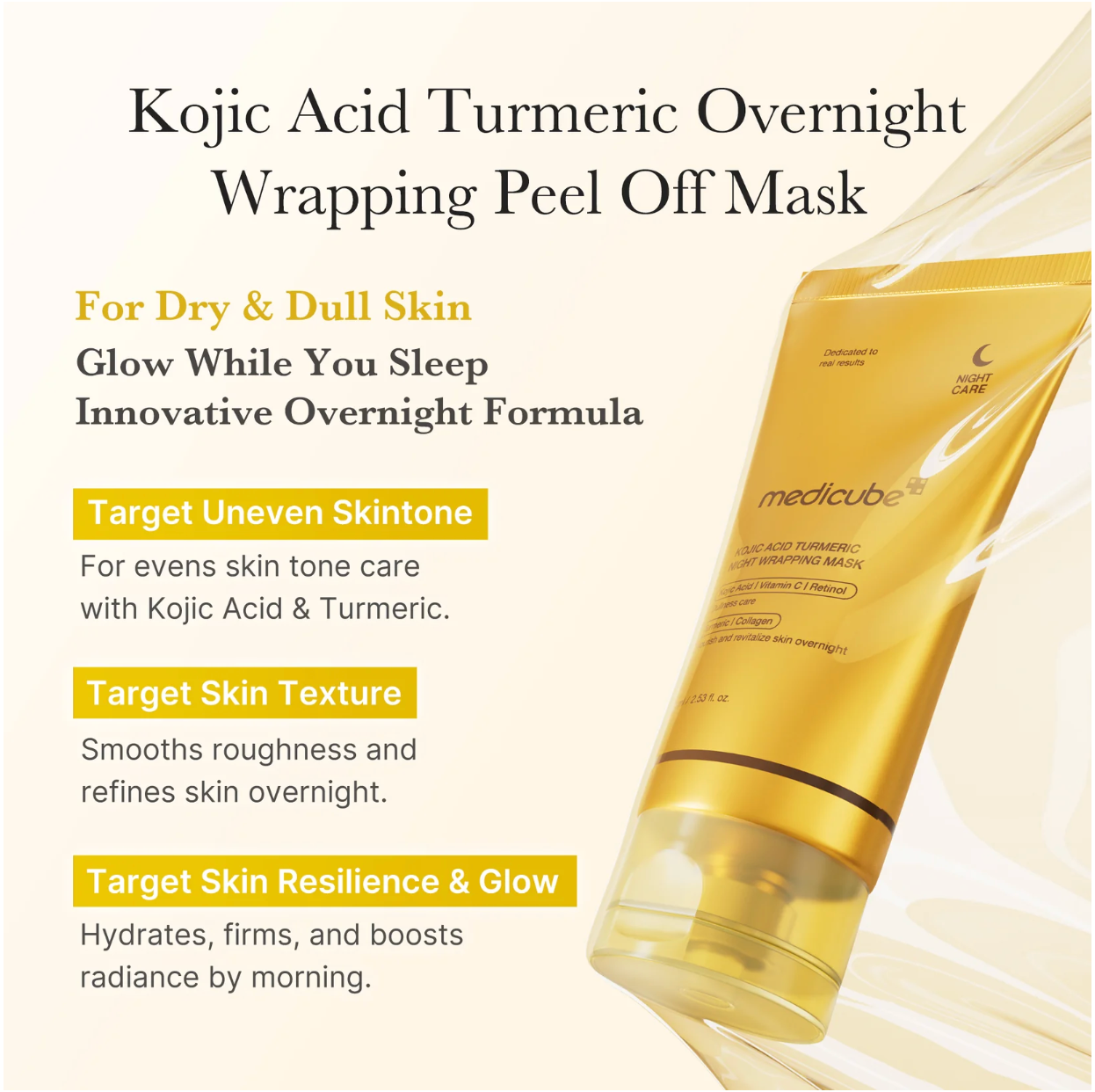 Medicube - Kojic Acid Turmeric Night Wrapping Mask 75ml